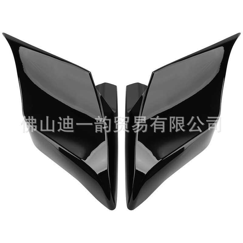 适用哈雷大滑翔 路王 Baggers 黑色ABS电池盖 发动机盖 14-23