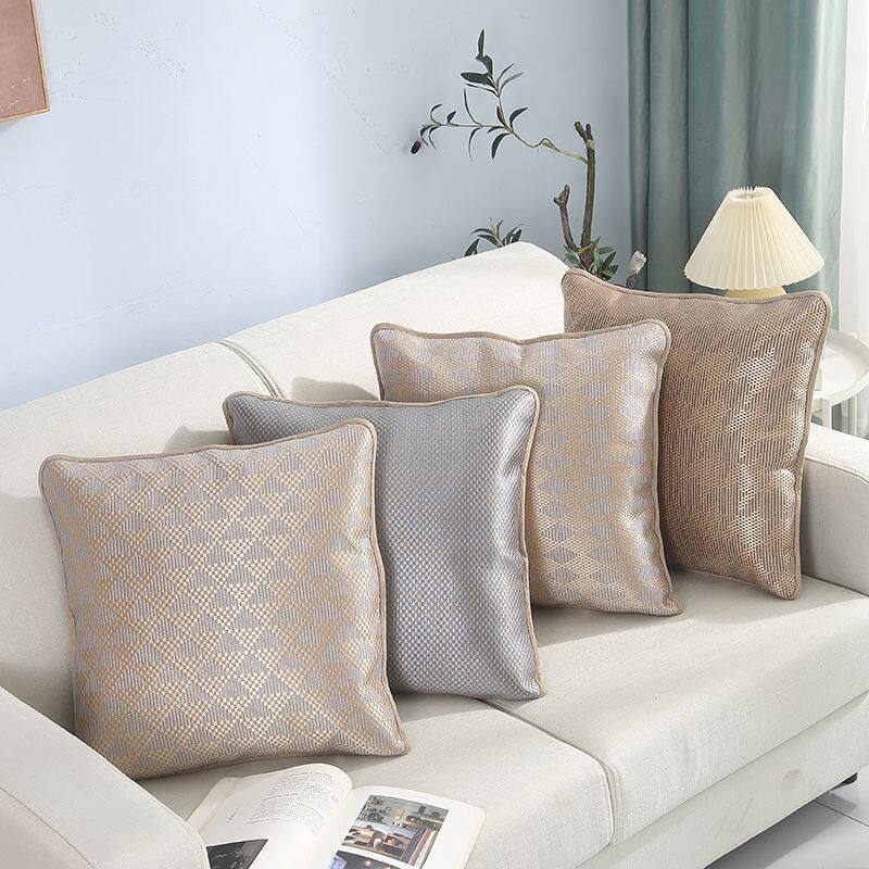 夏季冰藤凉席靠垫套办公室靠枕靠背垫套夏天沙发抱枕套不含芯
