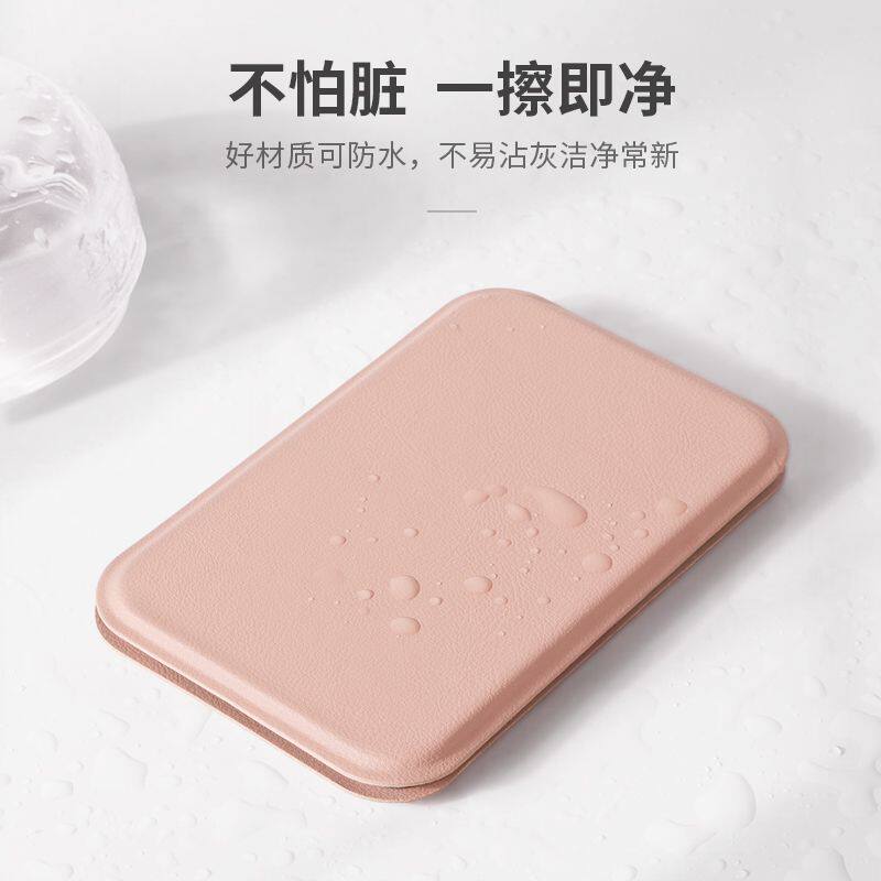 小镜子便携折叠补妆镜宿舍超薄桌面可立梳妆镜简约迷你手持化妆镜