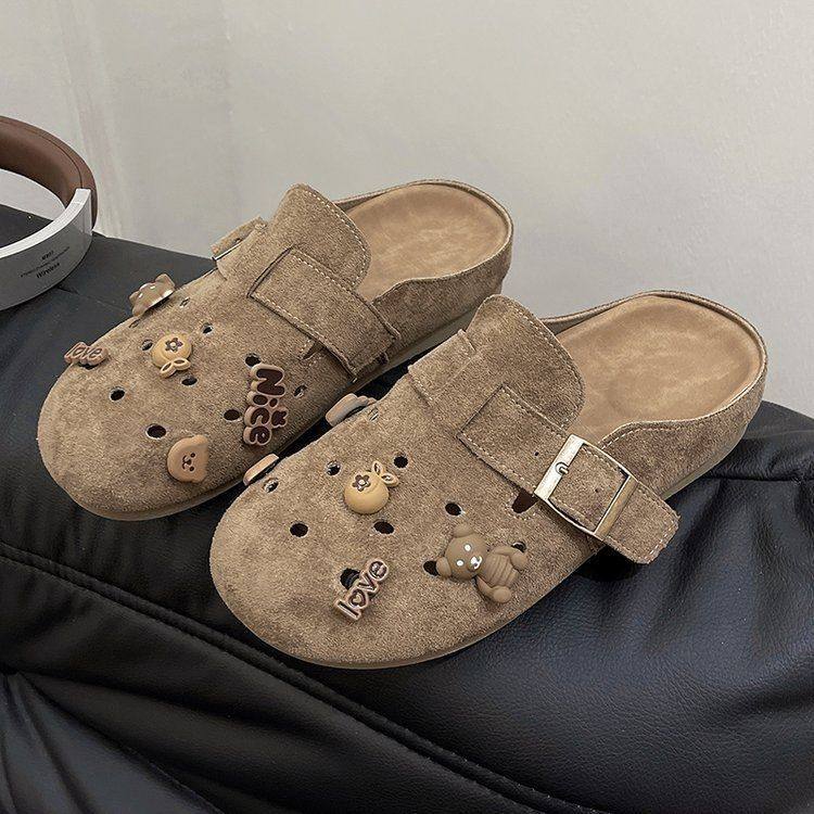 踩屎感hellokitty勃肯鞋春夏外穿孕妇鞋子一脚蹬复古博肯凉拖,女鞋,勃肯鞋/软木鞋,淘宝优惠券,粉丝福利购,淘宝优惠卷