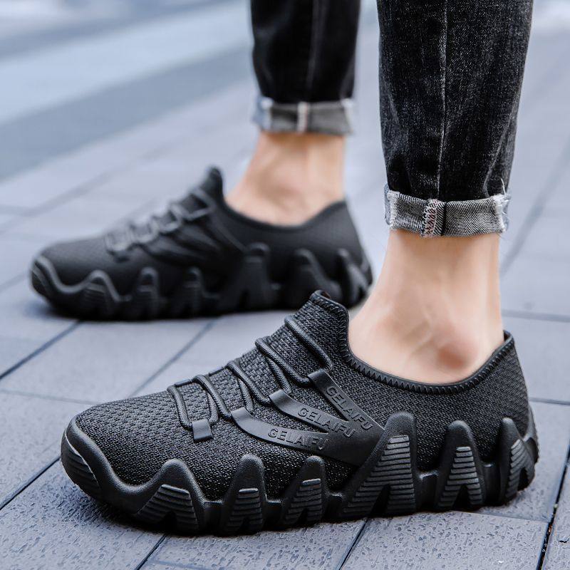 雨鞋男款短筒轻便防滑雨靴低帮软底钓鱼水鞋厨房工地耐磨防水胶鞋