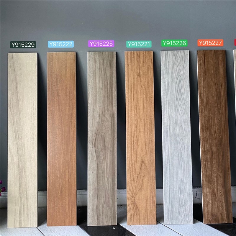 直边木纹瓷砖150x900客厅卧室仿E实木地板砖餐厅阳台哑光防滑地砖