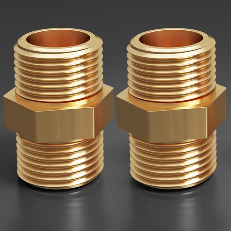 拉尔石丹加厚全铜线4点外线直接D进水管接头水暖配件2包T1