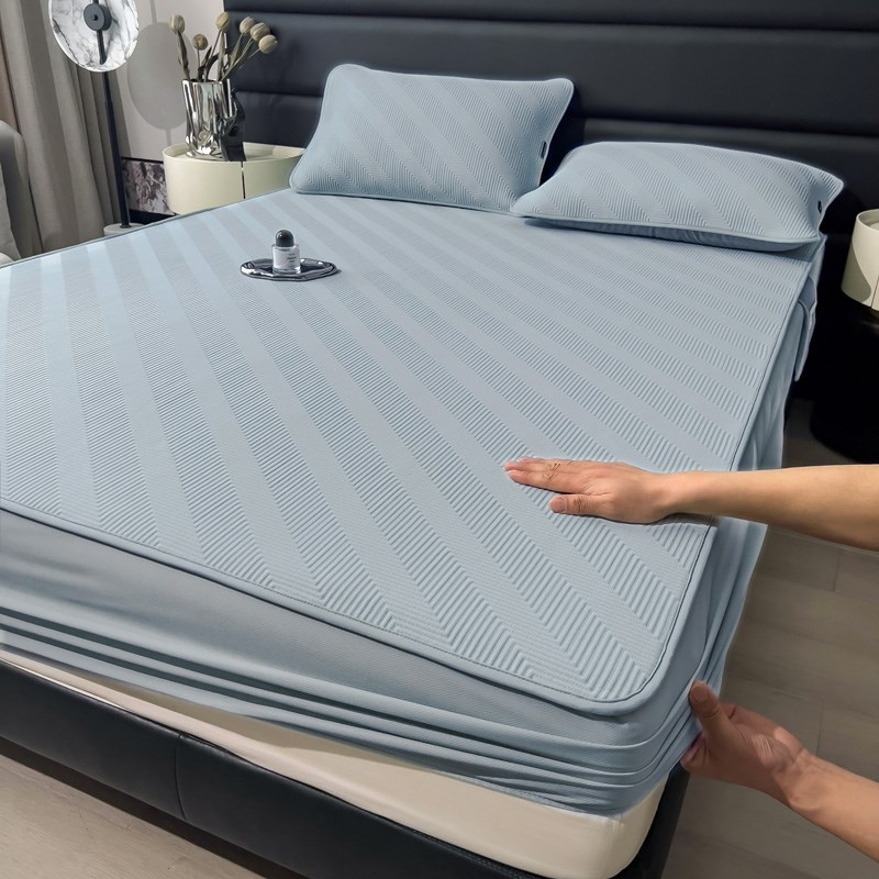 A类高端纯乙纶凉感冰B川席床席款床笠款-罗拉