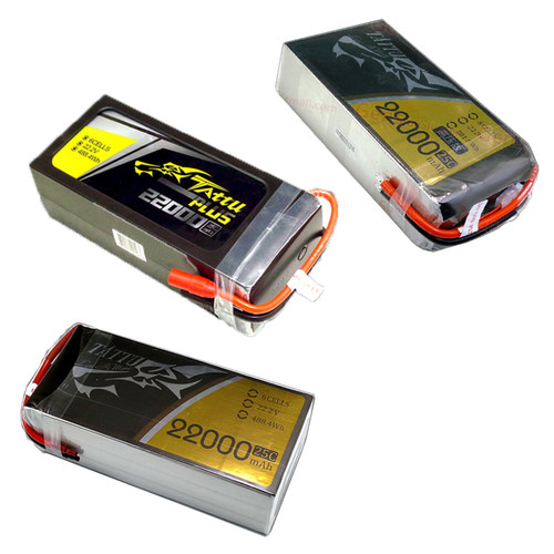 FPV格氏格式ACE TATTU Plus智能版22000mah 6SP 22.2v 25c锂聚电
