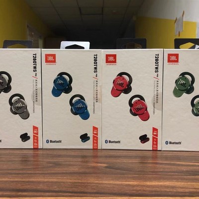 JBL T280TWS PRO真无线降C噪蓝牙耳机入耳运动手机音乐双耳立体声
