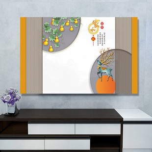 新款 电视机罩防尘罩套55寸液晶电视布盖布65寸挂机电视帘盖巾简约