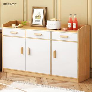 喂养台收纳柜实木色餐边柜茶水柜置物柜客厅意式酒柜橱柜储物柜子