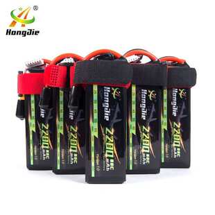 2200mAh穿越机电池 2S/3S/4S/5S/6S/60C/853496足容 聚合物锂电池