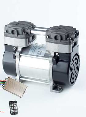 锦穗科技12V24V48V72V车载直流压缩机静音无油微型气泵小型空压机