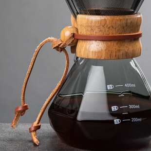 手冲滴滤黑咖啡分享壶免滤纸耐热玻璃杯不锈钢过滤网家用过滤器