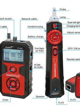 NOYAFA NF-858C英文版 寻线仪Network Cable POE Testing