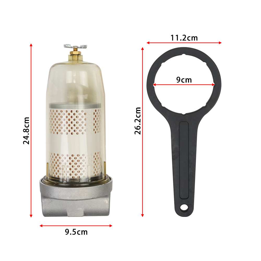 B10-AL油箱滤清器496储油罐过滤器 油水分离器配带扳手生料带