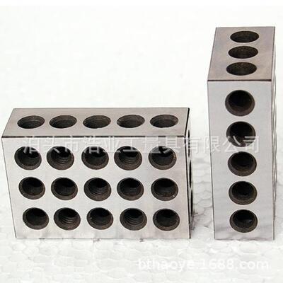 2x4x6英制铣床平行垫块0.0003虎钳平行板23孔平行垫板2-4-6
