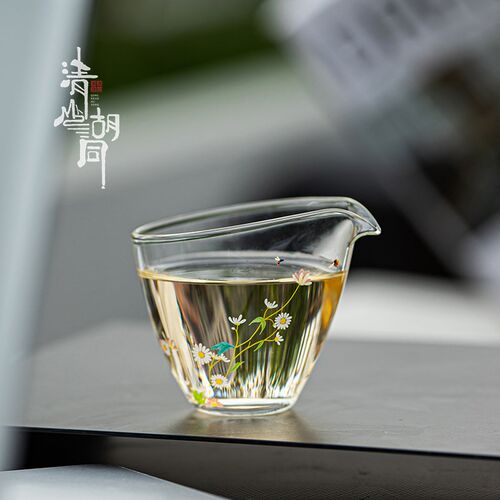 玻璃公道杯耐热加厚分茶器功夫茶具精致花茶春茶倒茶泡茶公杯
