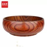 日式实木碗果盆木盆木钵面碗汤碗C果皮寺院酒吧ktv足浴茶洗实木