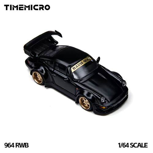 TM保时捷RWB964黑色64合金车