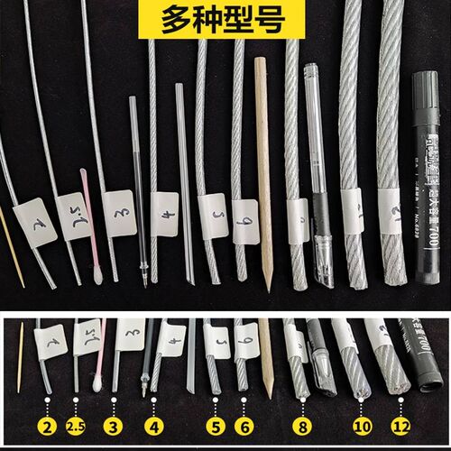 户外晾衣架钢丝绳包塑卡扣包塑胶晾衣绳便携便捷顶楼屋顶带胶皮