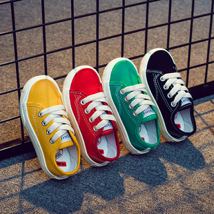 儿童帆布鞋男女童鞋子宝宝布鞋亲子鞋2023春款新款板鞋韩版百搭潮