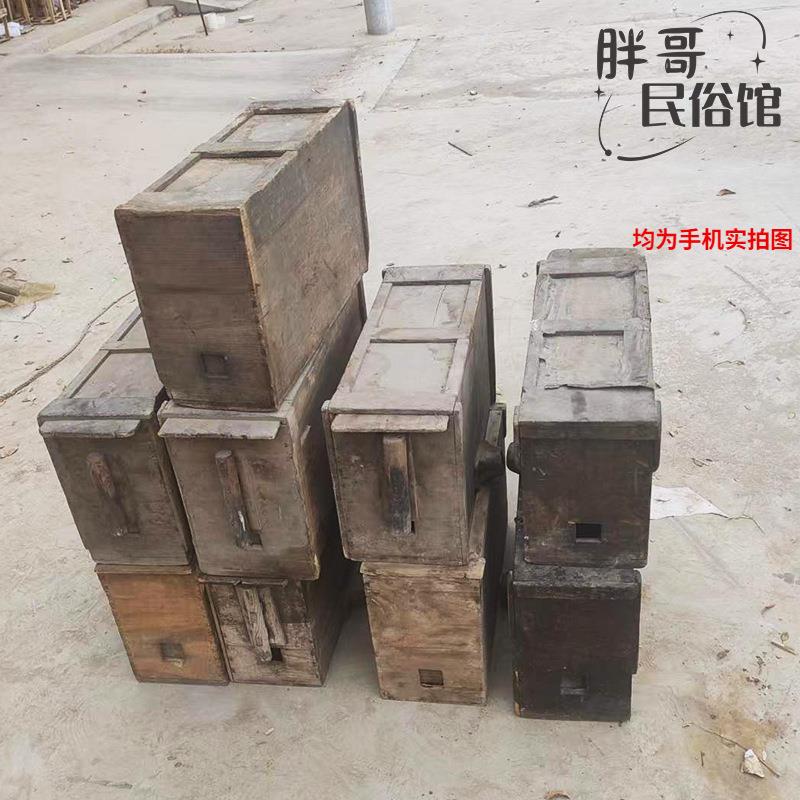 老式土灶手拉木质风箱民俗怀旧老物件摆件农村旧货农具道具风匣子