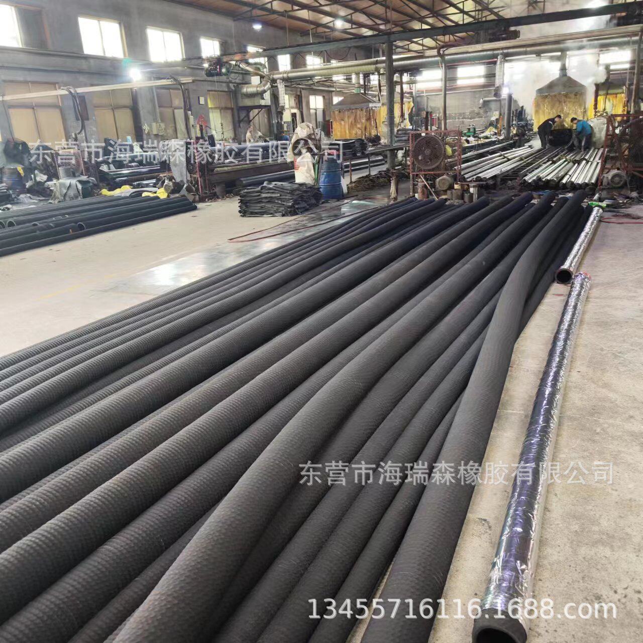 直销硼砂钢丝管环卫车吸排污水用耐磨钢丝软管高耐磨橡胶钢丝管