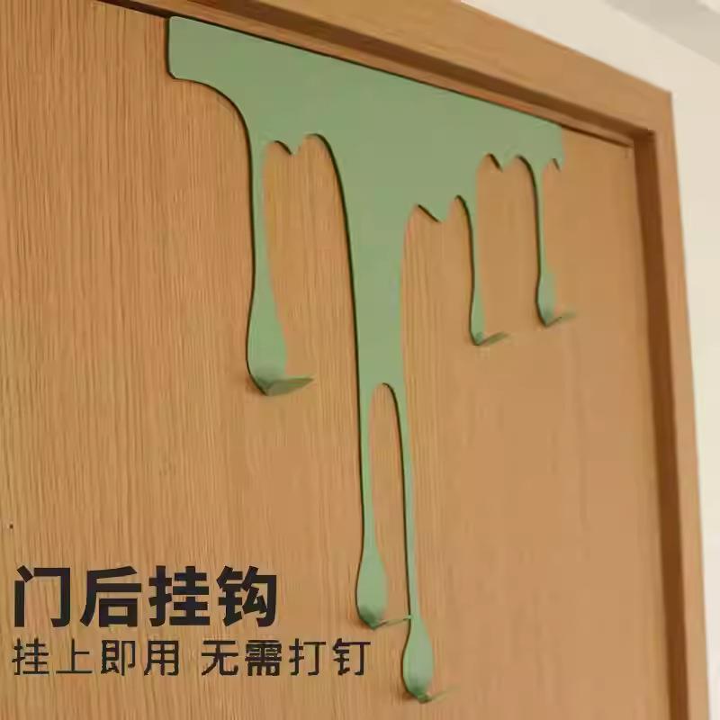 门后挂钩挂衣架免打孔创意挂衣钩挂架卧室衣帽勾挂勾收纳神器背后