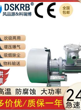 气环式真空泵520S-1380V2.2KW污水曝气真空吸附气环漩涡式