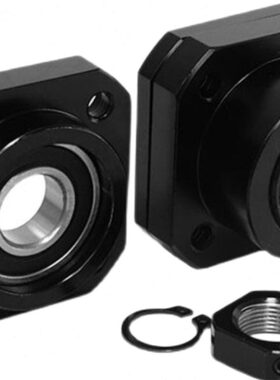 上隆6法兰  支撑座 1512 侧10AF轴承支撑固定座 20-25尺寸丝杠SP