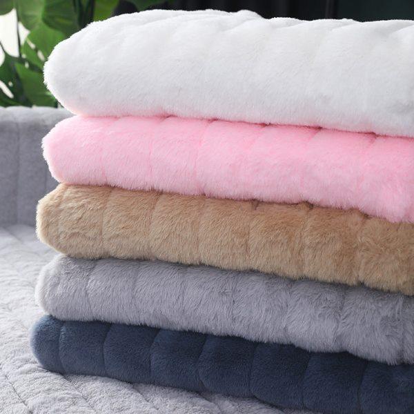 冬季沙发垫加厚北欧简约现代小兔毛绒坐垫纯色防滑沙发套罩盖巾,居家布艺,沙发垫,淘宝优惠券,粉丝福利购,淘宝优惠卷