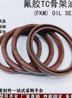 橡胶121975100171558/耐高温骨架油封TC/ 氟氟//51818./*4/*155胶