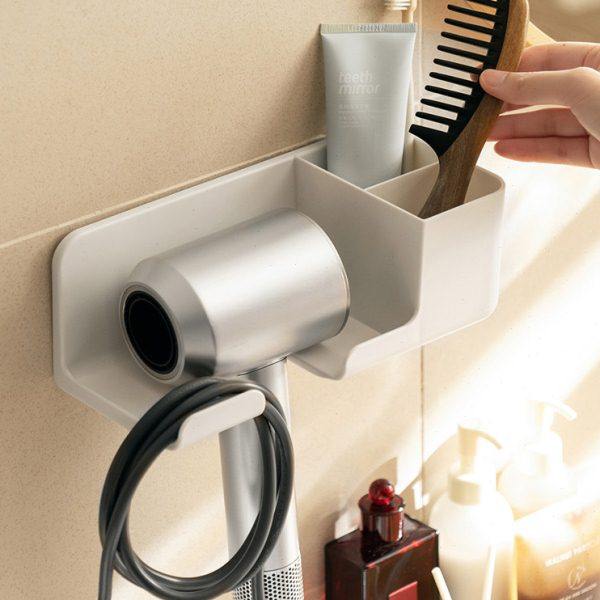 吹风机置物架免打孔卫生间壁挂式通用电吹风支架风筒架浴室收纳架,家庭/个人清洁工具,吹风机置物架,淘宝优惠券,粉丝福利购,淘宝优惠卷