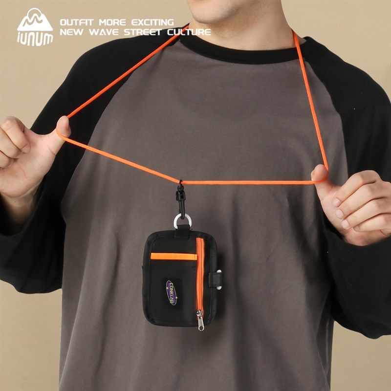 户外轻便挂脖卡h包透明公交工作证件卡套工牌学生胸牌多巴胺零钱