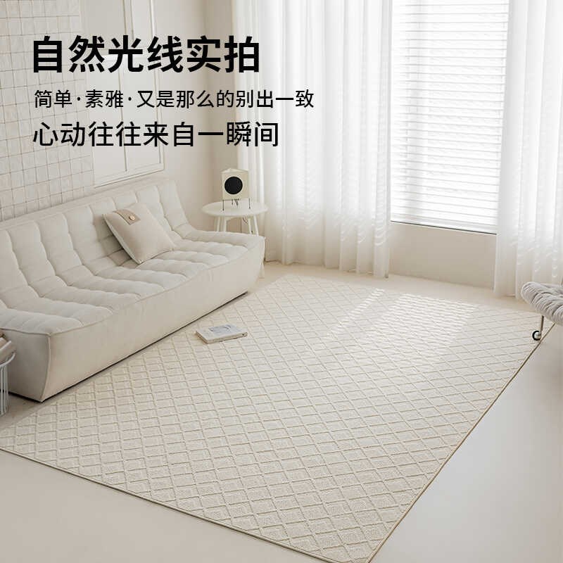 地毯客厅2024新款免洗可擦防水防污现代J简约轻奢高级感卧室茶几