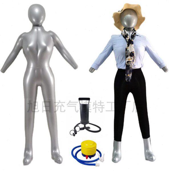 展示仿真充气全身悬挂拍照人服装模特道具模型假衣服人体男女塑料