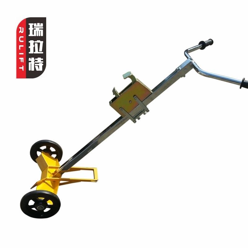 DE450A铁桶圆桶两v轮手动油桶车鹰嘴式咬嘴油桶搬运车
