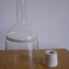 沙 漏斗0漏斗过滤 耐酸530 耐酸漏斗芯漏斗 G玻璃砂芯0ml