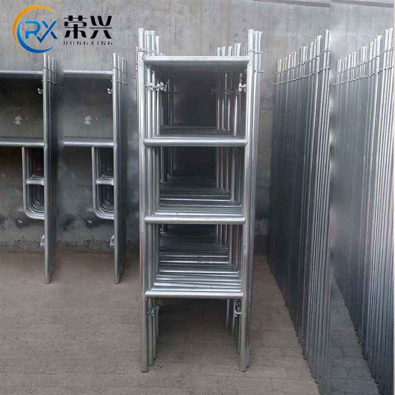 厂家生产60宽j窄脚手架移动折叠脚手架装修脚手架镀锌门式脚手架