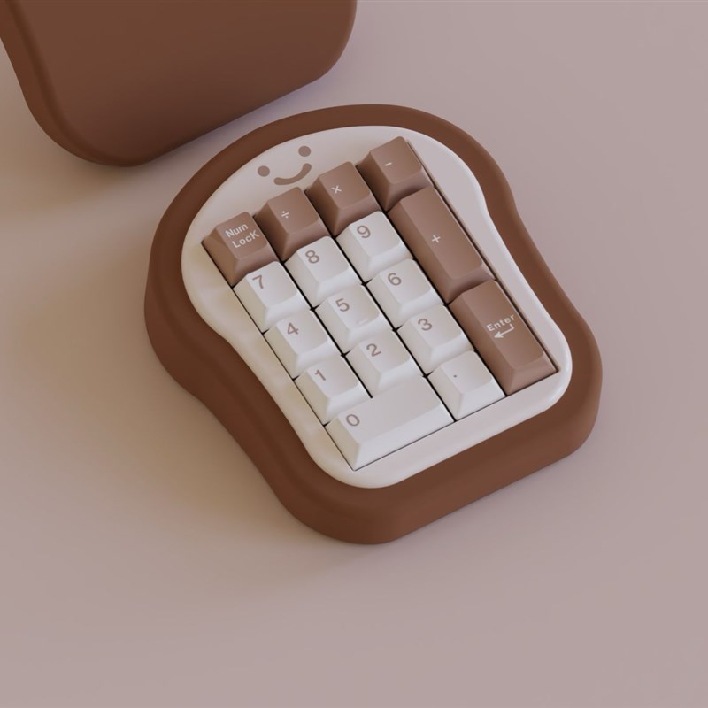 吐司pad16键三模热插v拔小数字键盘键盘pad铝键盘套件