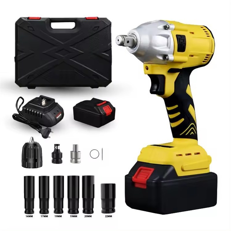 300N电动f扳手锂电充电扳手冲击汽车修脚手架子工木工套筒风炮