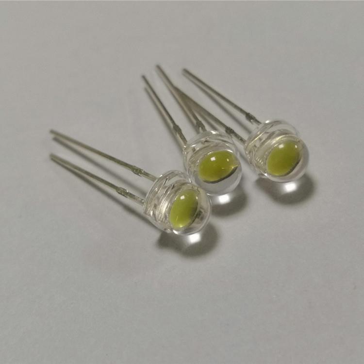 缝纫机灯LED衣车灯工作灯台灯平车灯灯珠5mm高头F5草帽白光灯珠