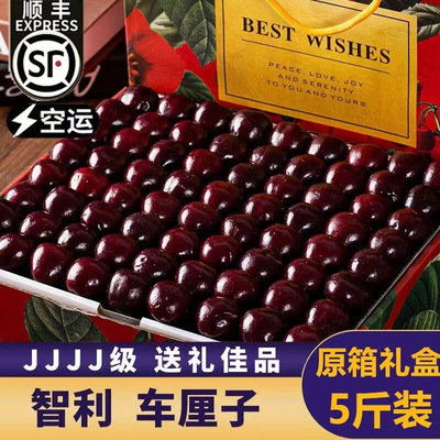 【下单立减50】智利空运进口车厘子大樱桃新鲜水果J-4J 内附果径
