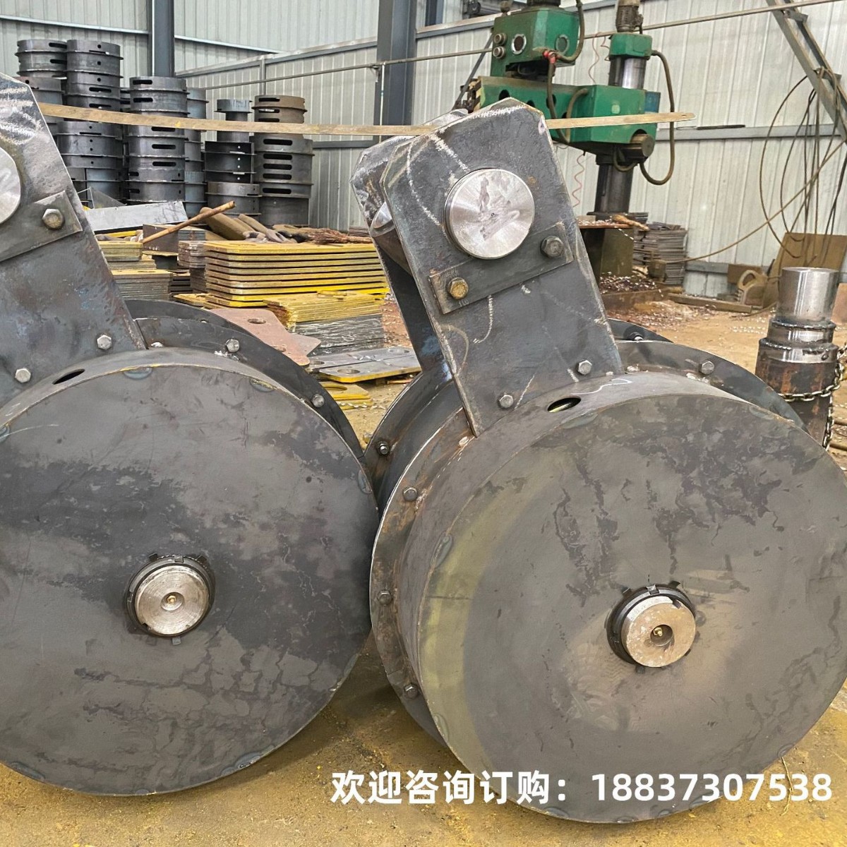 25吨双梁起重吊钩组滑轮总成