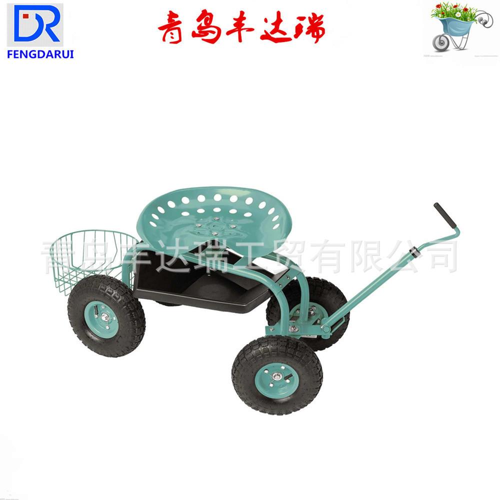 厂家销售 可推拉 座椅可升降 方便携带的园林/花园座椅车