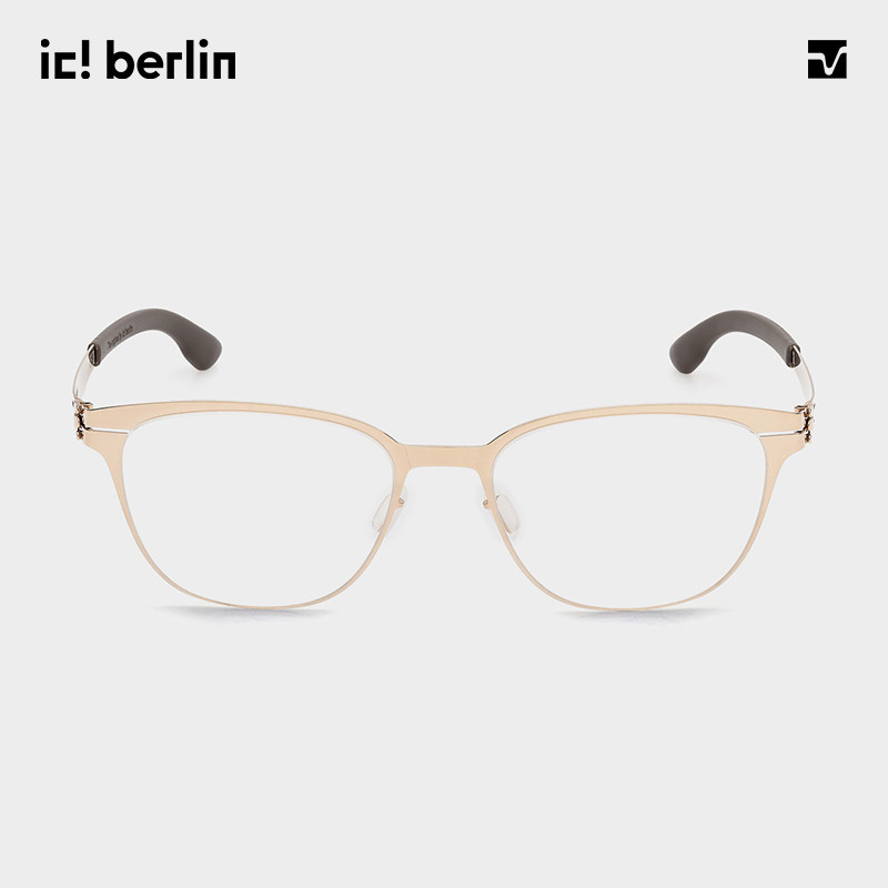 ic! berlin艾晰柏灵猫眼金色近视眼镜框防蓝光可配度数 IC-Marla