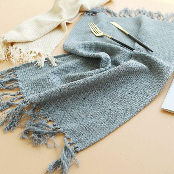 唯米 8332北欧风格纯色棉质编织西餐巾垫茶巾美食摄影道具背景布,居家布艺,餐巾,淘宝优惠券,粉丝福利购,淘宝优惠卷