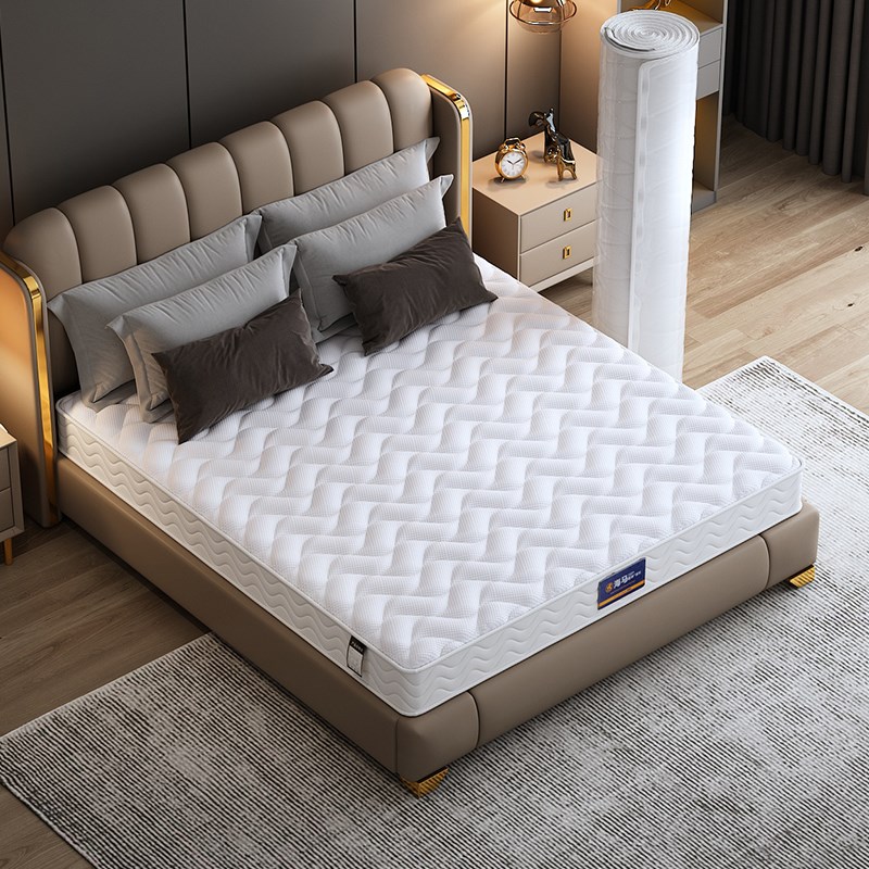 海马压缩床垫真空卷包1.8x2.2mC独立弹簧席梦思2米x2米乳胶家用