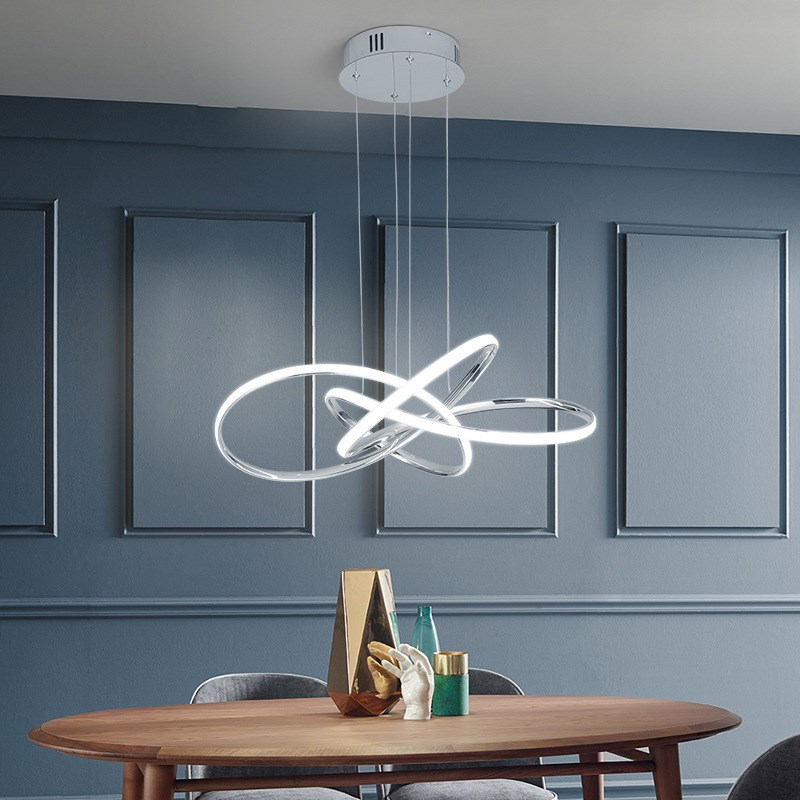 北欧客厅吊灯现代简n约大气家用卧室灯极简餐厅灯饰网红灯具客厅