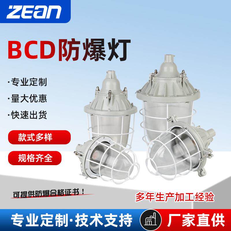 隔爆BCD防爆灯100/125/200/250W矿山工厂仓库节能灯车间用防爆LED
