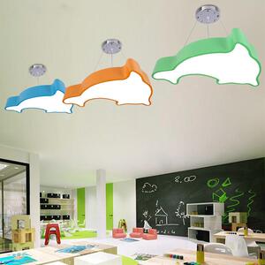 海豚时尚创意儿童卡通吸顶灯幼儿园教室卧室食堂LED护眼装饰灯具