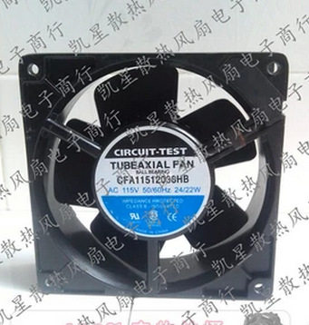 CIRCUIT-TEST 原装 CFA11512038HB DC115V 60Hz 22W 插头风扇